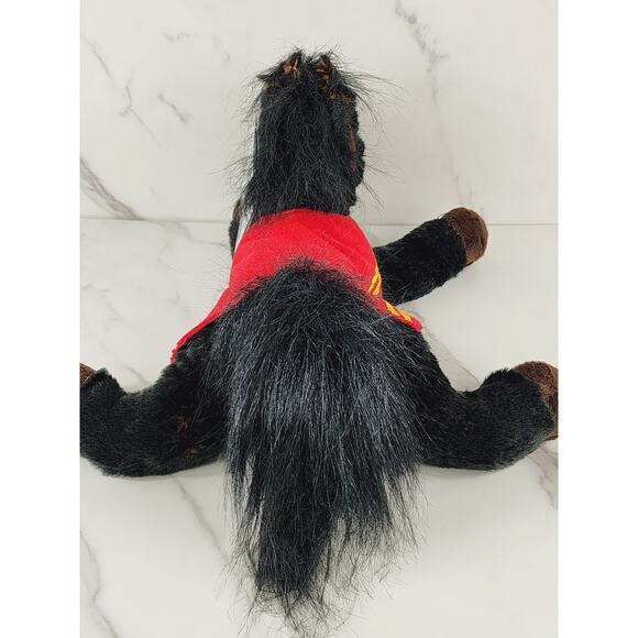 Wells Fargo Mike Legendary Black Pony w/ Tags 15" Plush Toy Stuffed Animal 2016 - Picture 10 of 16